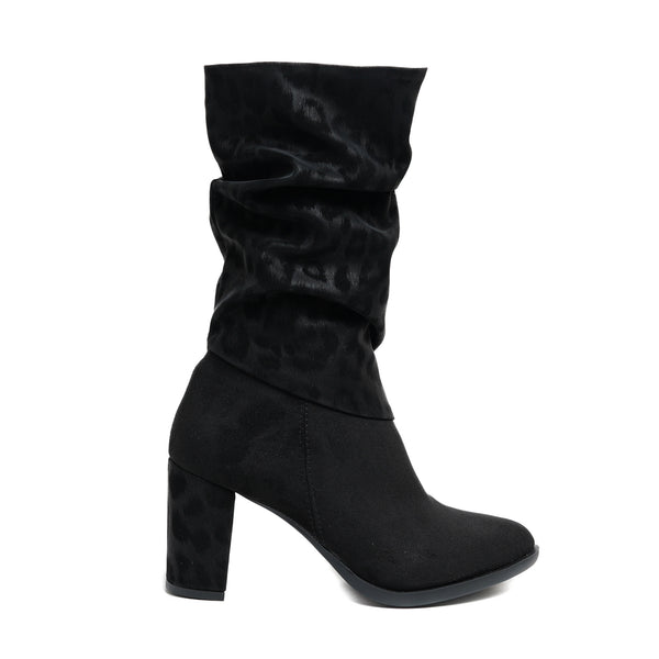 Black fashion Boots a724
