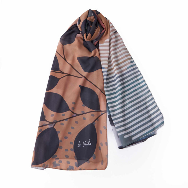 Chiffon Chic Women’s Scarf – Delicate Petals