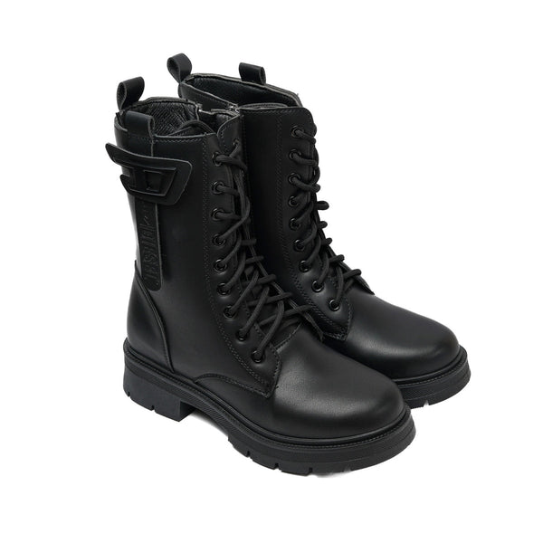 Lace-Up leather Winter Boots