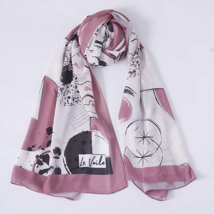 Chiffon Elegant Women’s Scarf – Floral Dream