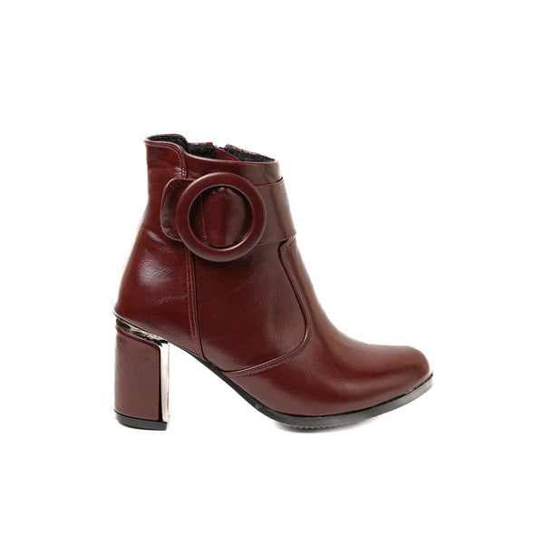 Burgundy Boots a611