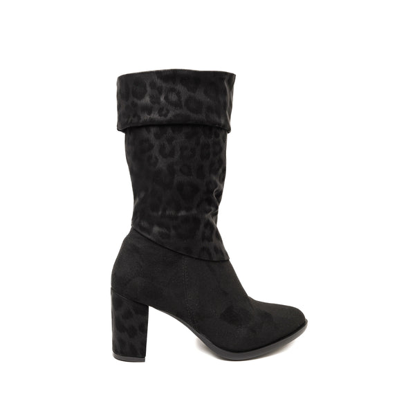 Black fashion Boots a724