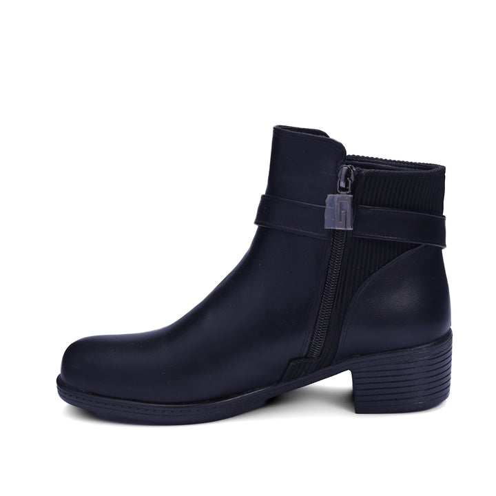 Winter Ankle Boots Model M503 -BLACK
