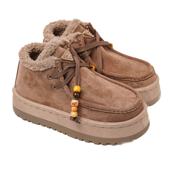 Caffe Suede Winter Sneakers with Fur Lining
