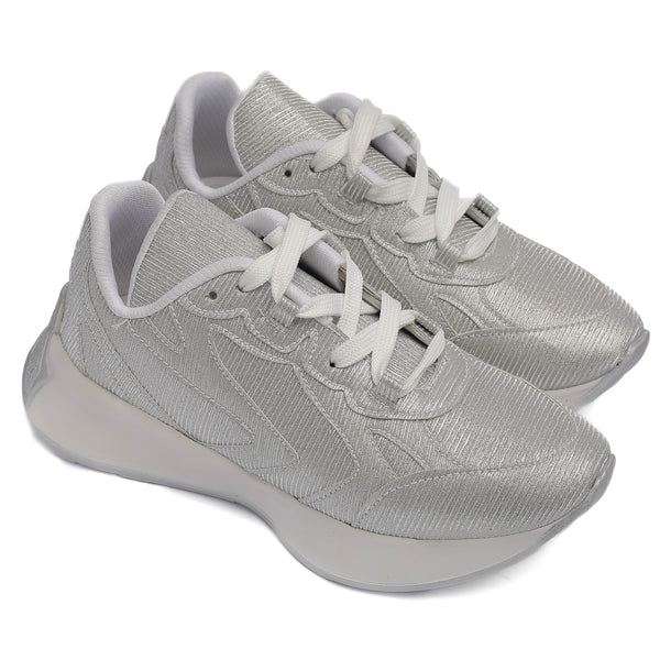Shiny Sneakers -silver