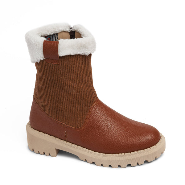 Winter Boots Lined with Faux Fur