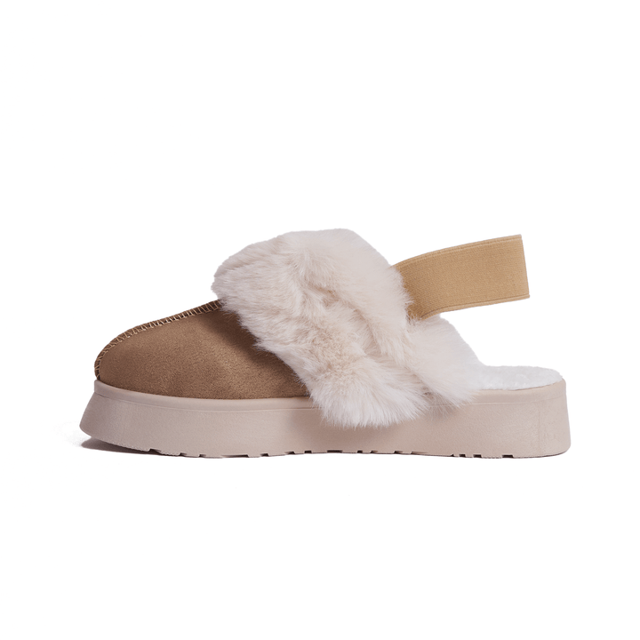 Casual Warm Winter Clogs Model t6010 Caffe