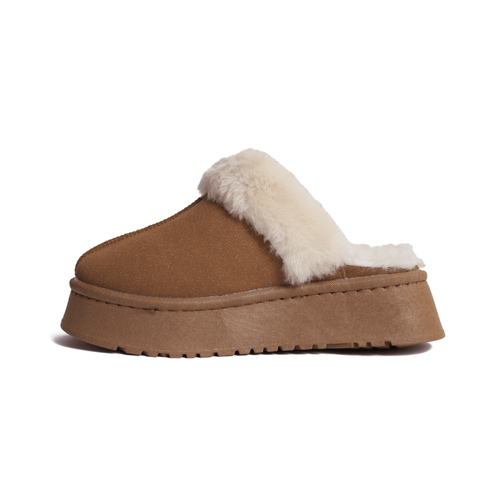 Casual Warm Winter Clogs Model tm255 Camel